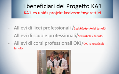 Candidatura per il progetto K1/ Jelentkezés K1 projektre